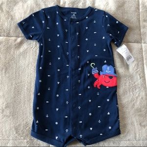NWT Baby Boy Carter’s Romper Size 18m